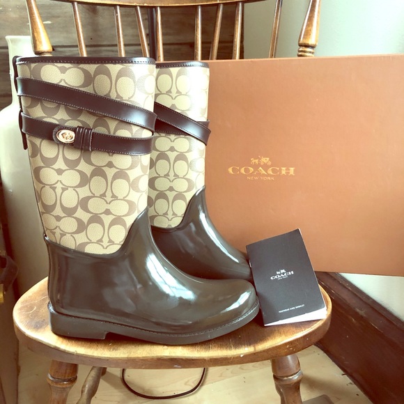Coach Shoes - Coach Trisha II Rain Boots